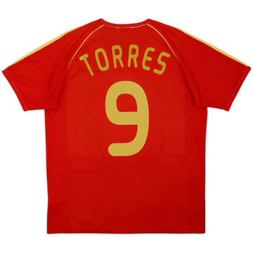 2007-09 Spain Maillot Domicile Basique Torres #9 - 4/10 - (L)