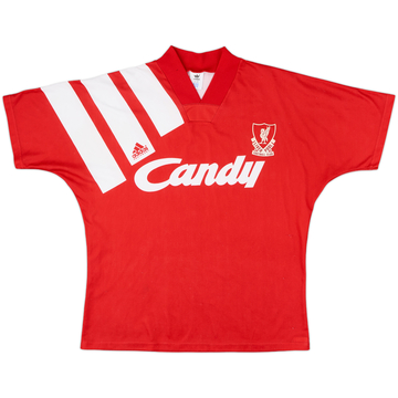 1991-92 Liverpool Maillot domicile - 8/10 - (M/L)