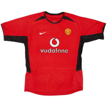 2002-04 Manchester United Maillot domicile - 6/10 - (M.Boys)