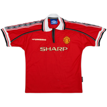 1998-00 Manchester United Maillot Domicile - 6/10 - (M.Boys)