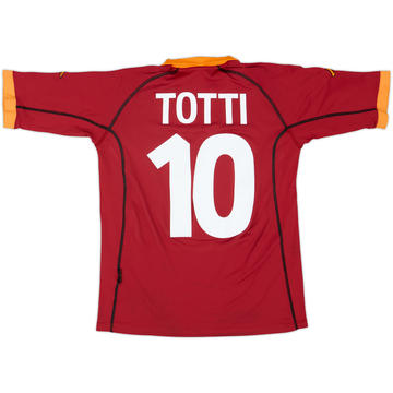 2001-02 Roma Maillot domicile Totti #10 - 6/10 - (M)
