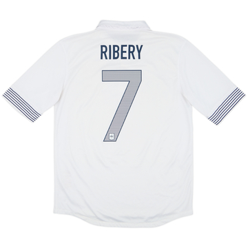 2012-13 France Maillot Extérieur Authentique Ribery #7 - 7/10 - (M)