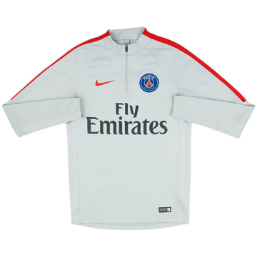 2017-18 Paris Saint-Germain Nike Haut d'entraînement 1/4 Zip - 6/10 - (S)