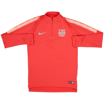 2018-19 Barcelona Nike Haut d'entraînement 1/4 Zip - 8/10 - (S)