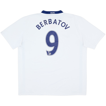 2008-10 Manchester United Maillot extérieur Berbatov #9 - 5/10 - (XL)