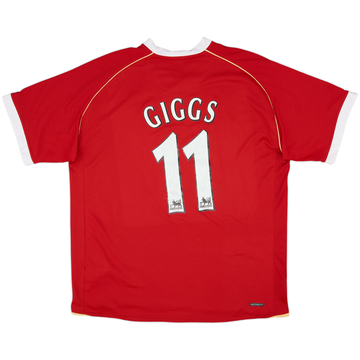 2006-07 Manchester United Maillot Domicile Giggs #11 - 5/10 - (XL)