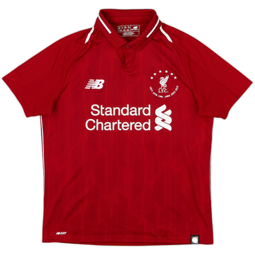 2018-19 Liverpool 'Six Times' Maillot domicile - 8/10 - (L.Boys)