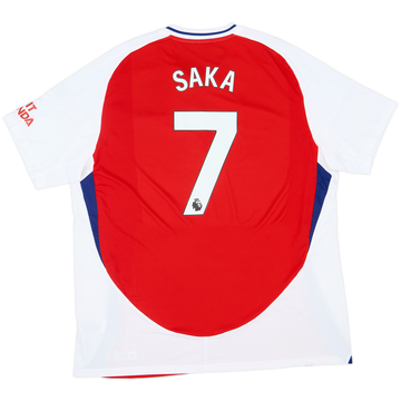 2024-25 Arsenal Maillot Domicile Saka #7 - 10/10 - (XXL)