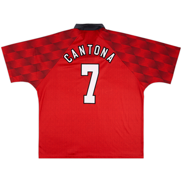 1996-98 Manchester United Maillot Domicile Cantona #7 - 8/10 - (XXL)