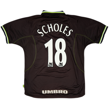 Maillot Third Manchester United 1998-99 Scholes #18 - 6/10 - (M)