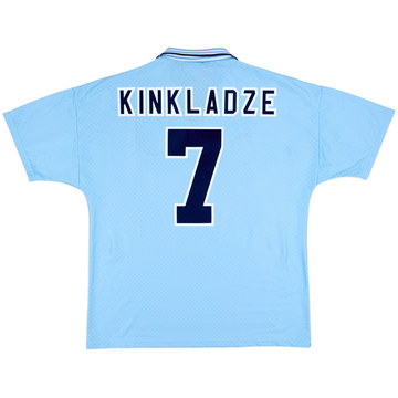 1995-97 Manchester City Maillot Domicile Kinkladze #7 - 5/10 - (XL)