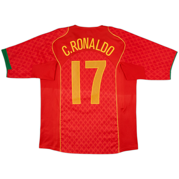 2004-06 Maillot domicile Portugal C.Ronaldo #17 - 9/10 - (L)