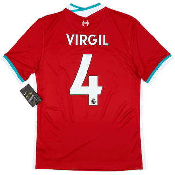 2020-21 Liverpool Maillot Domicile Virgil #4 (M)