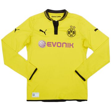 2012-13 Borussia Dortmund Maillot Domicile ML - 7/10 - (XL Garçons)