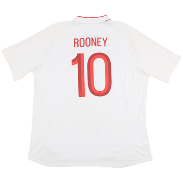 2012-13 England Maillot domicile Rooney #10 - 7/10 - (3XL)