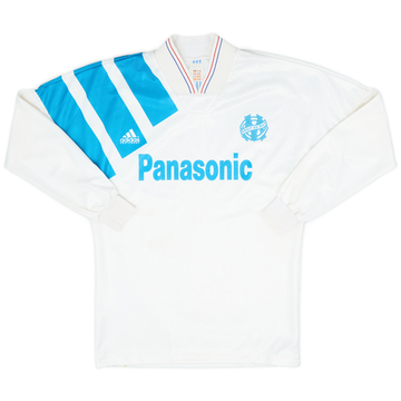1991-92 Olympique Marseille Maillot Domicile ML - 8/10 - (S)