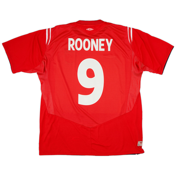2004-06 England Maillot extérieur Rooney #9 - 6/10 - (XL)
