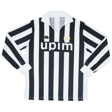1989-90 Juventus Maillot domicile basique manches longues #11 - 5/10 - (XL)