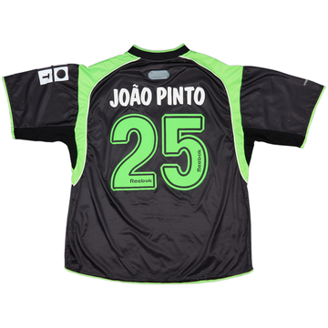 2001-02 Sporting CP Maillot extérieur Joao Pinto #25 - 7/10 - (XL)