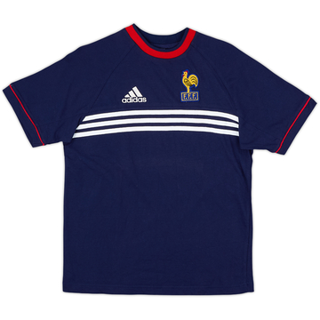 1998-99 France adidas T-shirt en coton - 10/10 - (L.Boys)