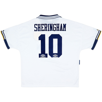 1993-95 Tottenham Maillot Domicile Sheringham #10 - 8/10 - (XXL)