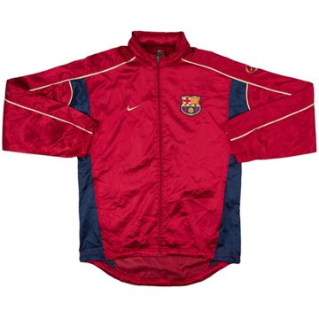 2001-02 Barcelona Nike Veste de pluie à capuche - 8/10 - (S)