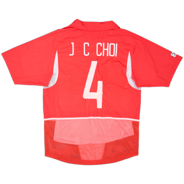 2002-03 Corée du Sud Maillot Domicile Version Joueur J C Choi #4 - 6/10 - (L)