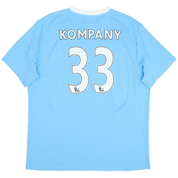 2009-10 Manchester City Maillot Domicile Kompany #33 - 8/10 - (XL)