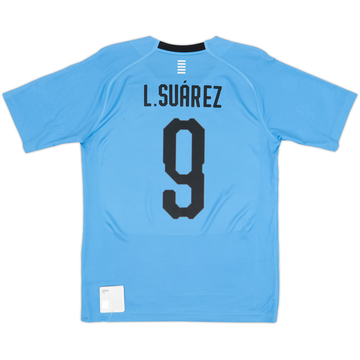 2018-19 Uruguay Maillot Domicile Suarez #9 (M)