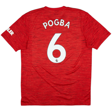 2020-21 Manchester United Maillot Domicile Pogba #6 - 10/10 - (L)