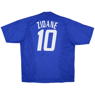 2002-04 France Maillot Domicile Zidane #10 - 7/10 - (XL)