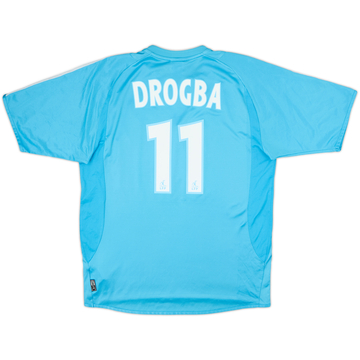 2003-04 Olympique Marseille Maillot extérieur Drogba #11 - 6/10 - (M)