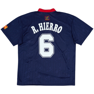 1996-98 Spain Maillot extérieur R.Hierro #6 - 10/10 - (L)