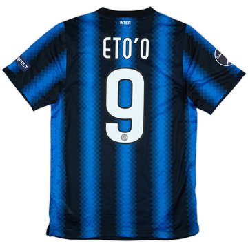2010-11 Inter Milan Maillot Domicile Version Joueur Eto'o #9 (M)