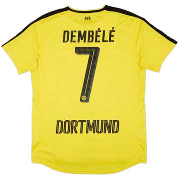 2016-17 Borussia Dortmund Maillot Domicile Dembele #7 - 7/10 - (M)