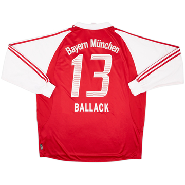 2003-04 Bayern Munich Maillot Domicile ML Ballack #13 - 6/10 - (XXL)