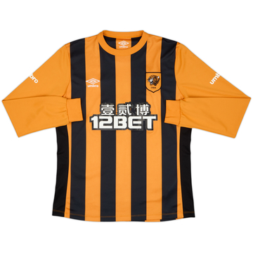 2014-15 Hull City Maillot Domicile Manches longues - 8/10 - (M)