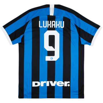 2019-20 Inter Milan Maillot Domicile Lukaku #9 - 8/10 - (L)