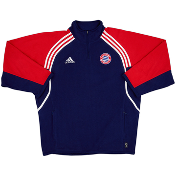 2000-01 Bayern Munich adidas Haut polaire 1/4 zip - 8/10 - (L)