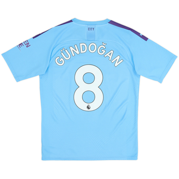 2019-20 Manchester City Maillot Domicile Gundogan #8 - 6/10 - (M)