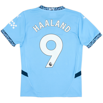 2024-25 Manchester City Maillot Domicile Haaland #9 - 8/10 - (S)