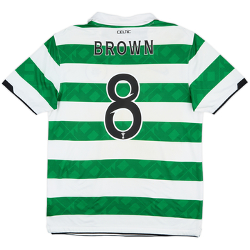 2010-12 Celtic Maillot domicile Brown #8 - 7/10 - (M)