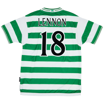 1999-01 Celtic Maillot domicile Lennon #18 - 6/10 - (XL)