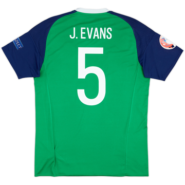 2016-17 Northern Ireland Maillot Domicile J.Evans #5 - 6/10 - (M)