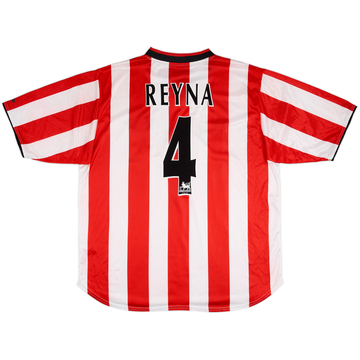 2000-02 Sunderland Maillot Domicile Reyna #4 - 6/10 - (XL)