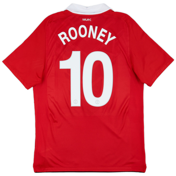 2010-11 Manchester United Maillot domicile Rooney #10 - 6/10 - (S)