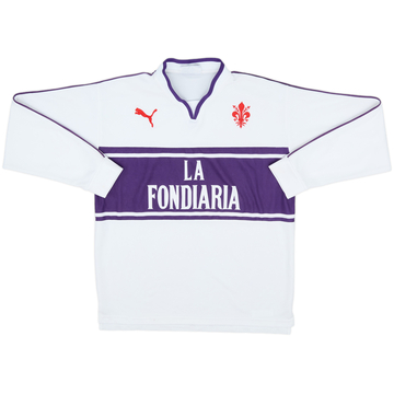 2002-03 Fiorentina Maillot Domicile ML - 9/10 - (XL.Boys)