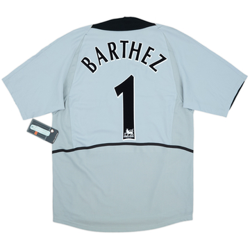 2002-04 Manchester United Maillot Gardien Manches courtes Barthez #1 (M)