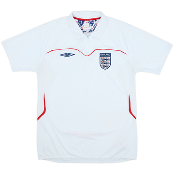 2007-08 England Umbro Polo 1/4 zip - 7/10 - (M)
