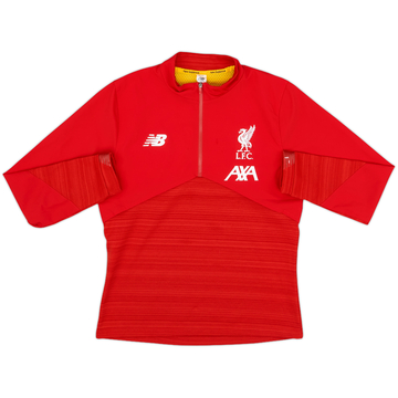 2019-20 Liverpool New Balance Haut d'entraînement 1/4 Zip - 8/10 - (XL.Boys)